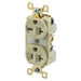 Bryant Duplex Receptacle Combination 20A 125 And 250V Ivory (BRY5492I)