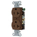 Bryant Duplex Receptacle Commercial Grade 20A 125V 5-20R Brown (CBRS20)