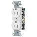 Bryant Duplex Receptacle Industrial Grade/Commercial Grade 15A 125V White (CR15IGW)