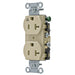 Bryant Duplex Receptacle Industrial Grade/Commercial Grade 20A 125V Ivory (CR20IGI)