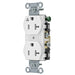 Bryant Duplex Receptacle Industrial Grade/Commercial Grade 20A 125V White (CR20IGW)