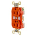 Bryant Duplex Receptacle Industrial Grade 15A 125V 5-15R Orange (BRY5262IG)