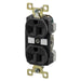 Bryant Duplex Receptacle Independent Ground 15A 125V 5-15R Black (BRY5262BLK)