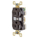 Bryant Duplex Receptacle Independent Ground 15A 125V 5-15R Brown (BRY5262)