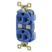 Bryant Duplex Receptacle Industrial Grade 20A 125V 5-20R Blue (BRY5362BU)