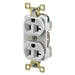 Bryant Duplex Receptacle Industrial Grade 20A 125V 5-20R White (BRY5362W)