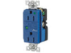 Bryant Duplex Surge Protective Device Receptacle Hospital Grade 15A 125V 5-15R Blue (SP82A)