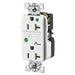 Bryant Duplex Surge Protective Device Receptacle Hospital Grade 20A 125V 5-20R White (SP83WA)