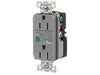 Bryant Duplex Surge Protective Device Receptacle Industrial Grade 15A 125V 5-15R Gray (SP52IGGYA)