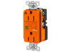 Bryant Duplex Surge Protective Device Receptacle Industrial Grade 15A 125V 5-15R Orange (SP52IGOA)