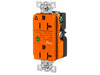 Bryant Duplex Surge Protective Device Receptacle Industrial Grade 20A 125V 5-20R Orange (SP53IGOA)