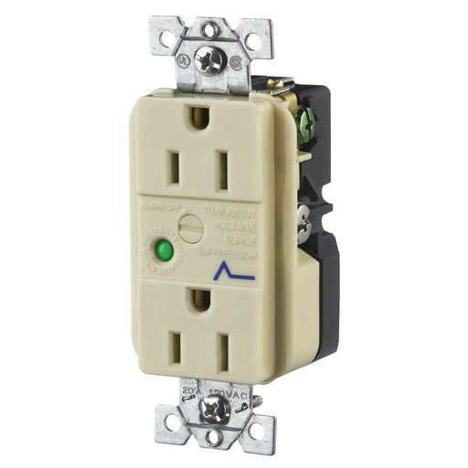 Bryant Duplex TVSS Receptacle 15A 125V 5-15R Ivory (SP52IA)