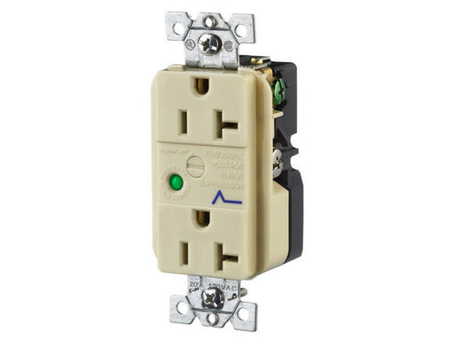 Bryant Duplex TVSS Receptacle 20A 125V 5-20R Ivory (SP53IA)