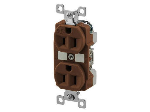 Bryant Duplex Receptacle Commercial 15A 125V 5-15R Brown (BRY5262BCR)