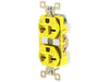 Bryant Duplex Receptacle CM 15A 250V 6-15R Yellow (BRY5662CR)