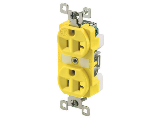 Bryant Duplex Receptacle CM 20A 125V 5-20R Yellow (BRY5362CR)