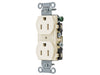 Bryant Duplex Receptacle Commercial Grade 15A 125V 5-15R Light Almond (CBRS15LA)