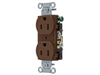 Bryant Duplex Receptacle Commercial Grade Back And Side Wired 20A 125V 5-20R Brown (CBRS15)