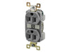 Bryant Duplex Receptacle Industrial Grade 15A 125V 5-15R Gray (BRY5262IGGRY)