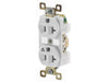 Bryant Duplex Receptacle Industrial Grade 20A 125V 5-20R White (BRY5362IGW)