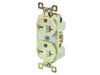 Bryant Duplex Receptacle Industrial Grade 20A 250V 6-20R Ivory (BRY5462I)