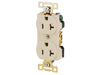 Bryant Duplex Receptacle Industrial Grade 20A 125V 5-20R Ivory (5342I)