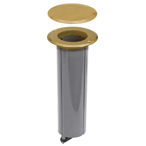 Bryant Floor Box Kit 15A Drop-In Single Brass (RF151R)