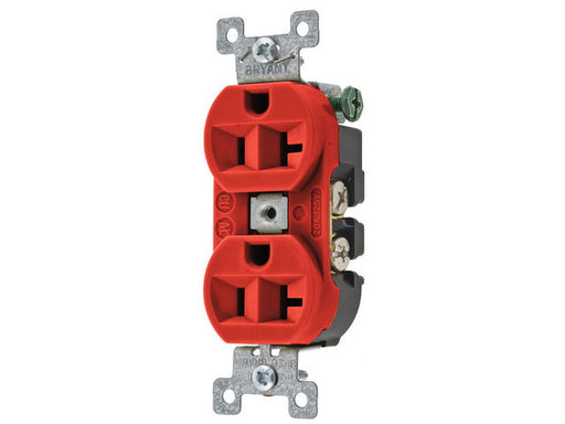 Bryant Heavy-Duty 20A/125V Duplex Red (5362BRED)