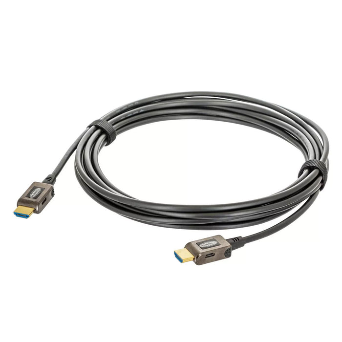 Bryant Hubbell Premise Wiring Patch Cable HDMI Active Optical Cable Premium Black 30 Foot (HCHX30BK)