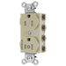 Bryant Hubbell Wiring Device-Kellems 1/2 SNAPConnect Controlled 15A 125V Tamper-Resistant Duplex Receptacle Ivory (SNAP5262C1ITRA)