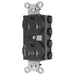 Bryant Hubbell Wiring Device-Kellems 1/2 SNAPConnect Controlled 20A 125V Tamper-Resistant Duplex Receptacle Black (SNAP5362C1BKTRA)