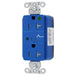 Bryant Hubbell Wiring Device-Kellems Hospital Grade SNAPConnect SPD Receptacle 20A 125V Tamper-Resistant Blue (SNAP8362S)
