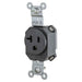 Bryant Hubbell Wiring Device-Kellems Snap Single Receptacle 5-20R 20A 125V Black (SNAP5361BK)