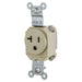 Bryant Hubbell Wiring Device-Kellems Snap Single Receptacle 5-20R 20A 125V Ivory (SNAP5361I)