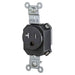 Bryant Hubbell Wiring Device-Kellems Snap Single Receptacle 5-20R 20A 125V Tamper-Resistant Black (SNAP5361BKTR)