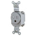 Bryant Hubbell Wiring Device-Kellems Snap Single Receptacle 5-20R 20A 125V Tamper-Resistant Gray (SNAP5361GYTR)