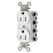 Bryant Hubbell Wiring Device-Kellems SNAPConnect 15A/125V Duplex Receptacle White (SNAP5262WA)