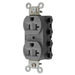 Bryant Hubbell Wiring Device-Kellems SNAPConnect 20A/125V Duplex Receptacle Gray (SNAP5362GYA)