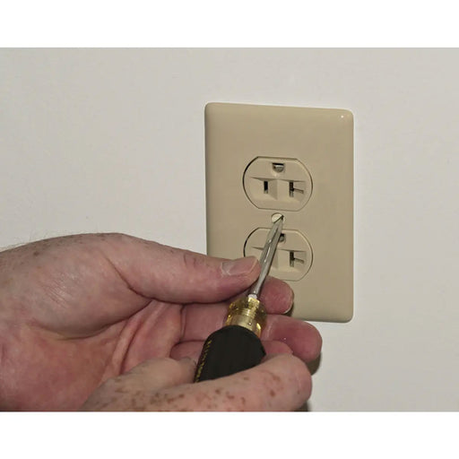 Bryant Hubbell Wiring Device-Kellems SNAPConnect 20A/125V Duplex Receptacle Ivory (SNAP5362IA)