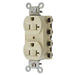 Bryant Hubbell Wiring Device-Kellems SNAPConnect 20A/125V Duplex Receptacle Ivory (SNAP5362IA)