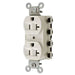 Bryant Hubbell Wiring Device-Kellems SNAPConnect 20A/125V Duplex Receptacle Light Almond (SNAP5362LAA)
