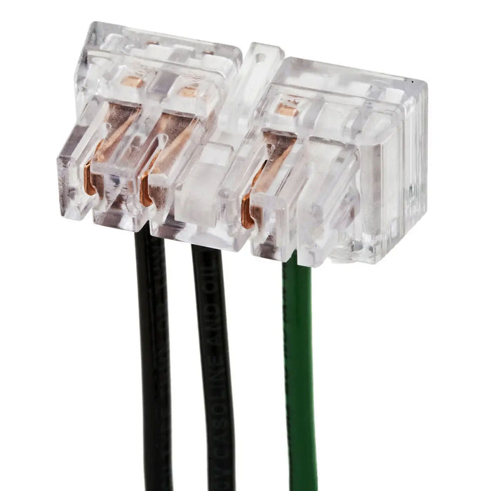 Bryant Hubbell Wiring Device-Kellems SNAPConnect 6 Inch Single Pole Switch Solid Wire With Push-I (SNAPSP1NAM2)