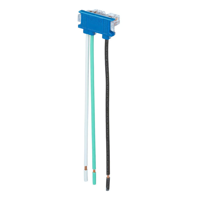 Bryant Hubbell Wiring Device-Kellems SNAPConnect 6 Inch Stranded Wire USA Surge Blue (SNAP2RS)