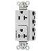 Bryant Hubbell Wiring Device-Kellems SNAPConnect Decorator Receptacle 1/2 Controlled 20A 125 White (SNAP2162C1W)