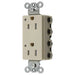 Bryant Hubbell Wiring Device-Kellems SNAPConnect Decorator Receptacle 15A/125V LED Tamper-Resistant Ivory (SNAP2152ILTRA)