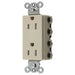 Bryant Hubbell Wiring Device-Kellems SNAPConnect Decorator Receptacle 15A/125V Tamper-Resistant Ivory (SNAP2152ITRA)