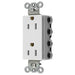 Bryant Hubbell Wiring Device-Kellems SNAPConnect Decorator Receptacle 15A/125V Tamper-Resistant White (SNAP2152WTRA)