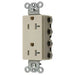 Bryant Hubbell Wiring Device-Kellems SNAPConnect Decorator Receptacle 20A/125V Tamper-Resistant Ivory (SNAP2162ITRA)