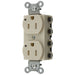 Bryant Hubbell Wiring Device-Kellems SNAPConnect Duplex Receptacle 15A/125V LED Tamper-Resistant Ivory ST2 (SNAP5262ILTRA)