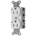 Bryant Hubbell Wiring Device-Kellems SNAPConnect Duplex Receptacle 15A/125V LED Tamper-Resistant White ST2 (SNAP5262WLTRA)